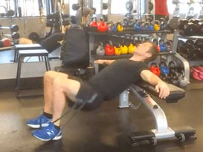 Band Body Attachment Hip Press