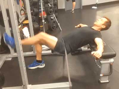 Single Leg Band Hip Press